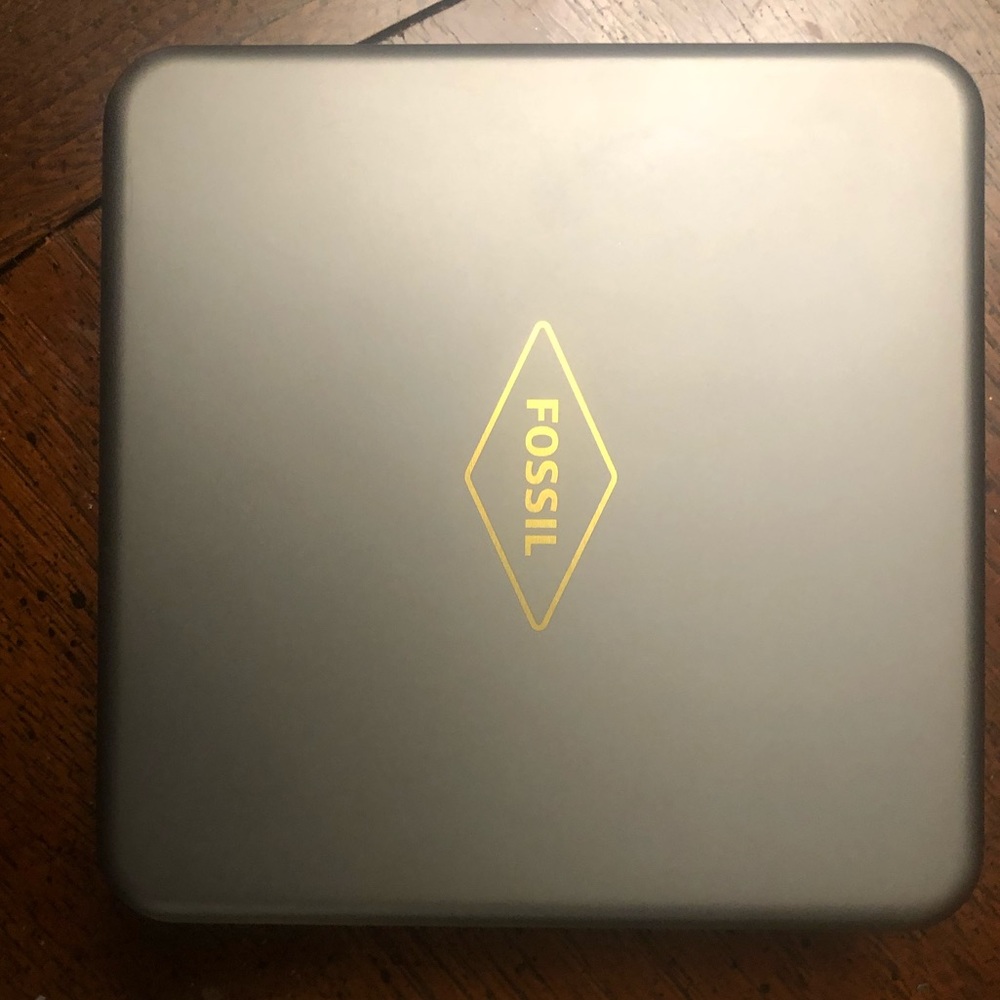 Fossil Black Leather Wallet NEW original package!